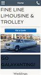 Mobile Screenshot of finelinelimo.com