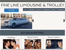 Tablet Screenshot of finelinelimo.com